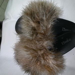 Furry slippers
